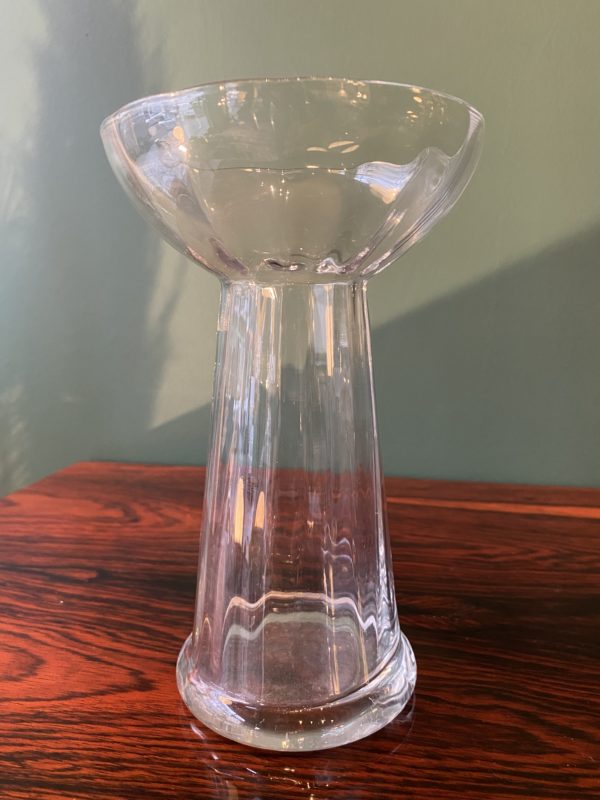 Vase à jacinthe en verre soufflé