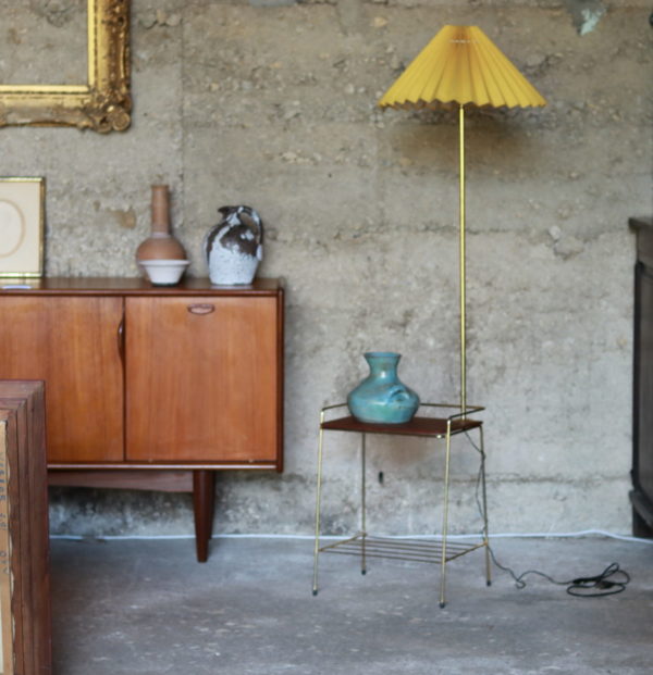 Lampadaire table d'appoint 1950