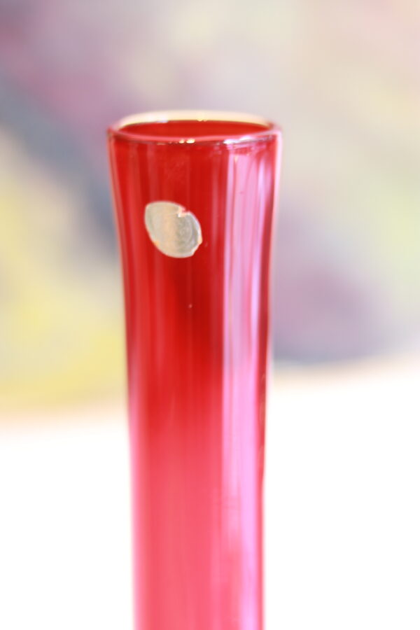 Vase Empoli rouge rubis – Image 2