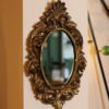 Miroir rococo en bronze doré