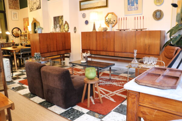 Meuble bar mid-century en palissandre, Aurora. – Image 12