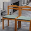 4 chaises en chêne massif Musterring, 1970 – Image 13