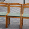 4 chaises en chêne massif Musterring, 1970 – Image 9