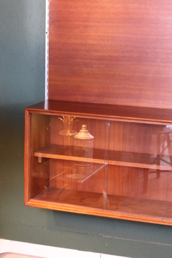Meuble mural vintage scandinave en teck – Image 21