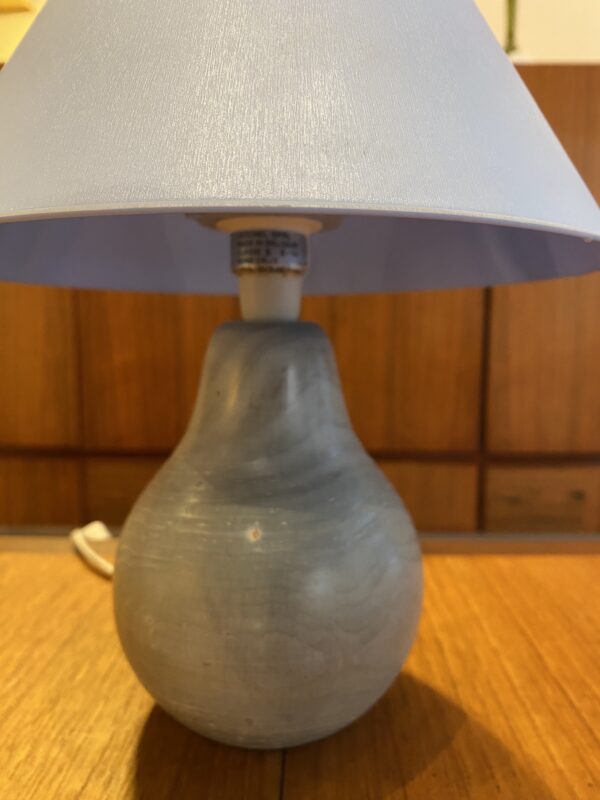 Paire de lampes "poires" en bois tourné, 1980