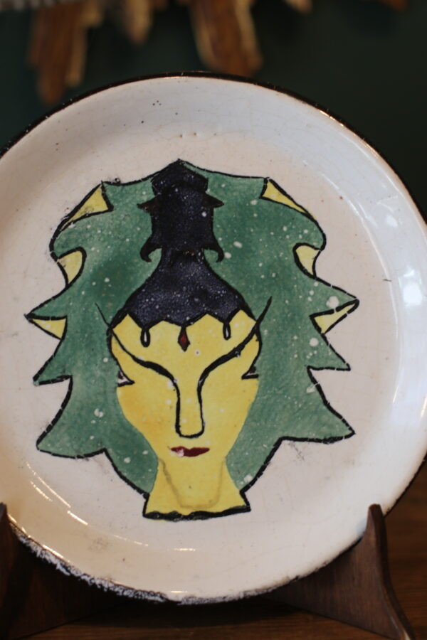 Céramique murale mid-century signée Leroy – Image 2