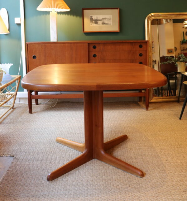 Table de Salle à Manger Extensible Mid-Century en Teck de Skovby