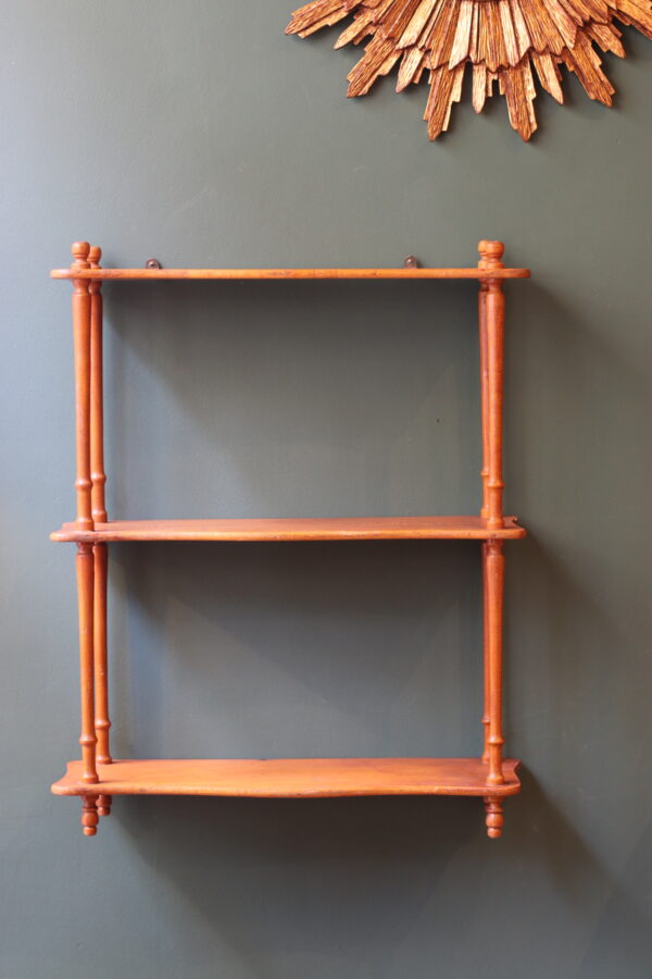 étagère ancienne en bois tourné – Image 6