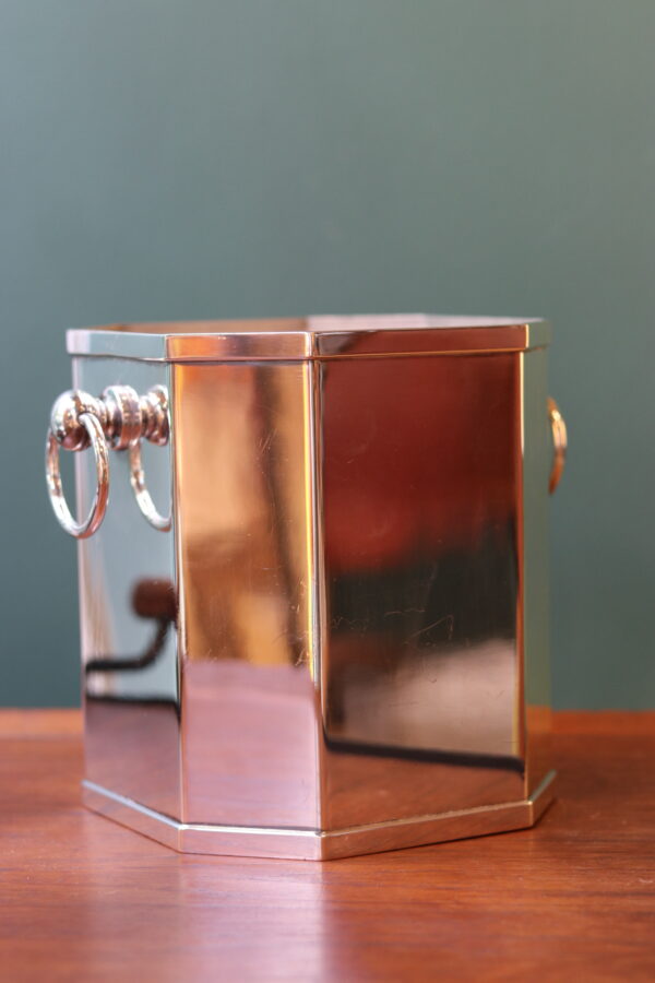 Seau à champagne Art Déco, plaqué argent – Image 3
