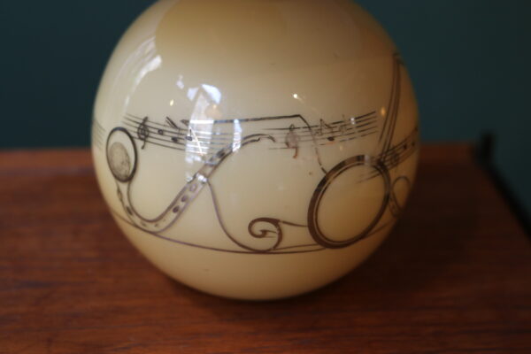 Lampe Art déco, "notes de musique" – Image 5