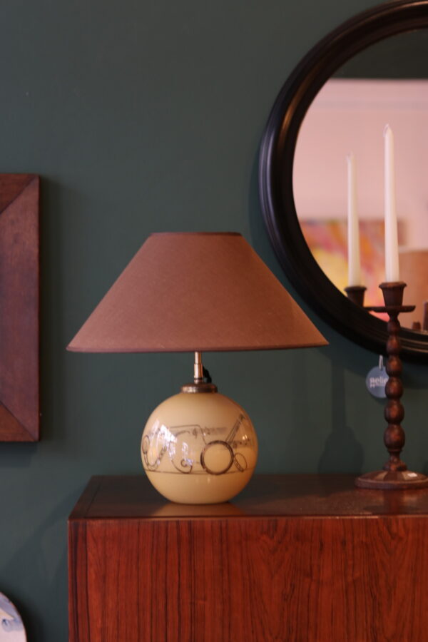 Lampe Art déco, "notes de musique" – Image 3
