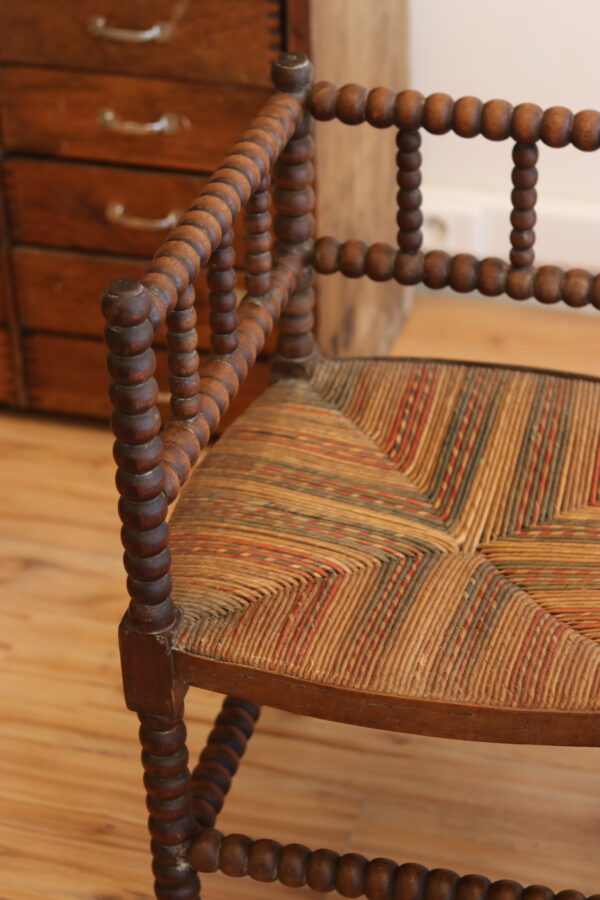 Chaise coin de feu, fin 19ème – Image 9