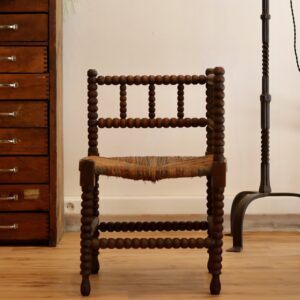 Chaise coin de feu, fin 19ème