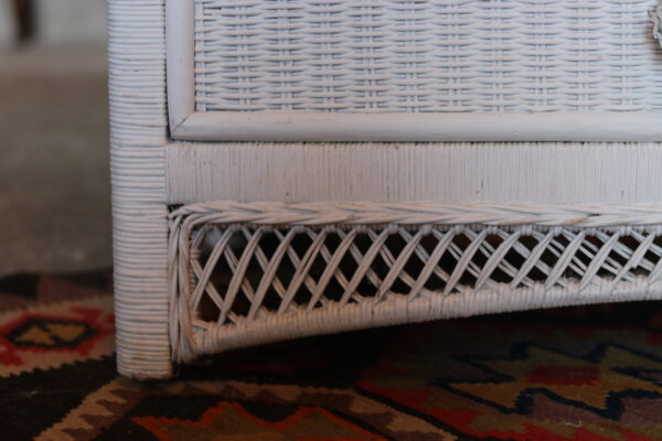 Chiffonnier vintage en osier – Image 6