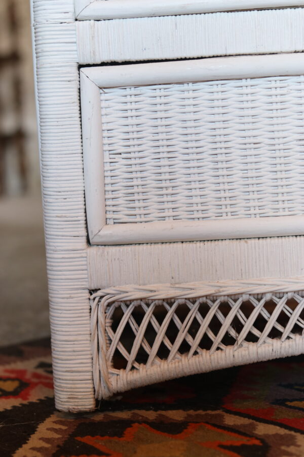 Chiffonnier vintage en osier – Image 8