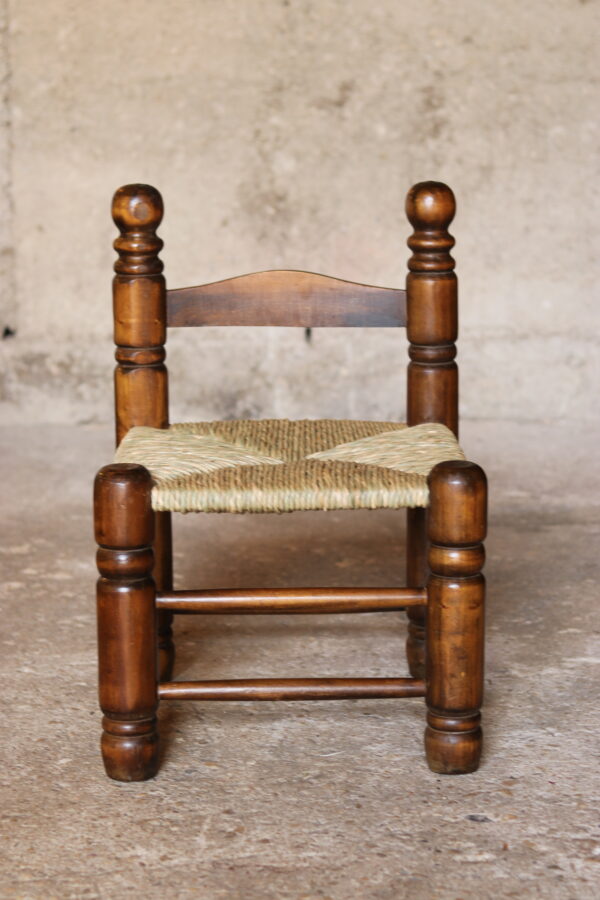 Chaise basse des années 1930, dans le goût de Charles Dudouyt