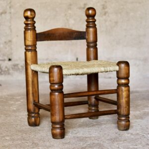 Chaise basse des années 1930, dans le goût de Charles Dudouyt