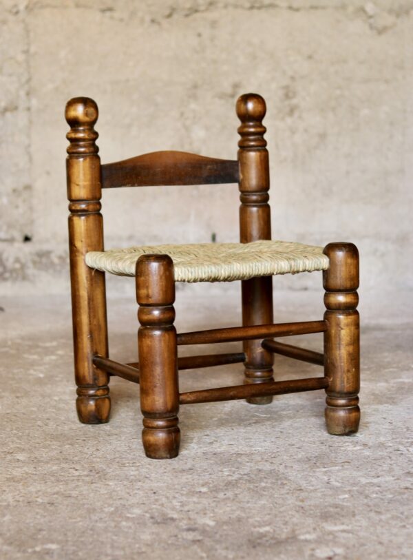 Chaise basse des années 1930, dans le goût de Charles Dudouyt