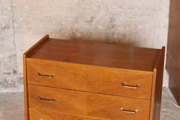 Commode vintage 1950/60 en placage de chêne – Image 9