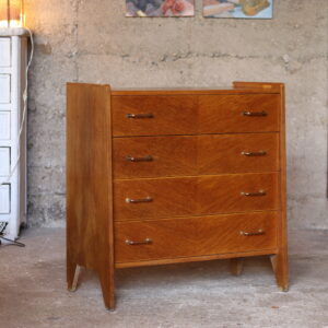 Commode vintage 1950/60 en placage de chêne