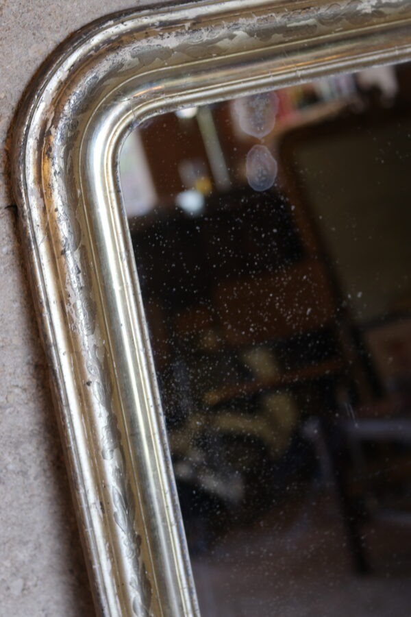 Miroir Louis-Philippe fin XIXe, dorure d’origine – Image 3