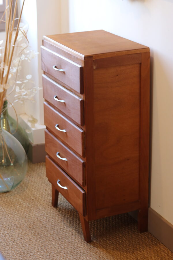Chiffonnier vintage 1960 en chêne – Image 3