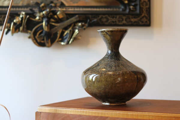 Vase en grès émaillé signé par le céramiste français Yves Rybczynski – Image 4