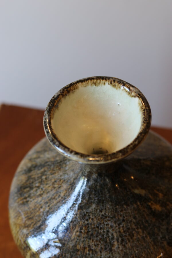 Vase en grès émaillé signé par le céramiste français Yves Rybczynski – Image 3