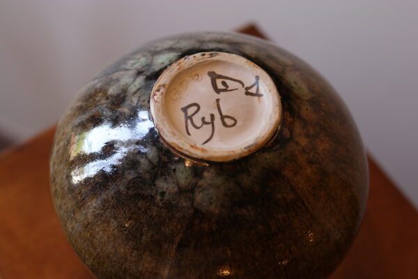 Vase en grès émaillé signé par le céramiste français Yves Rybczynski – Image 5