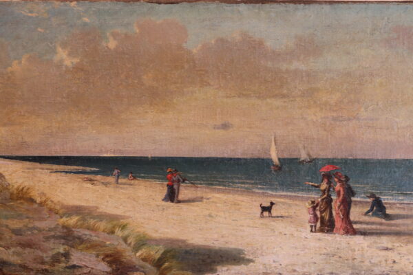 Scène de plage – Louis Auguste Lombard, 1882 – Image 11