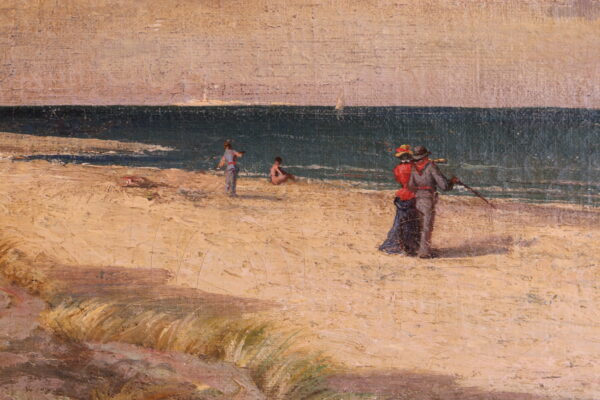 Scène de plage – Louis Auguste Lombard, 1882 – Image 8