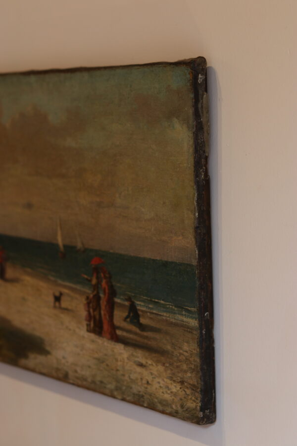Scène de plage – Louis Auguste Lombard, 1882 – Image 6