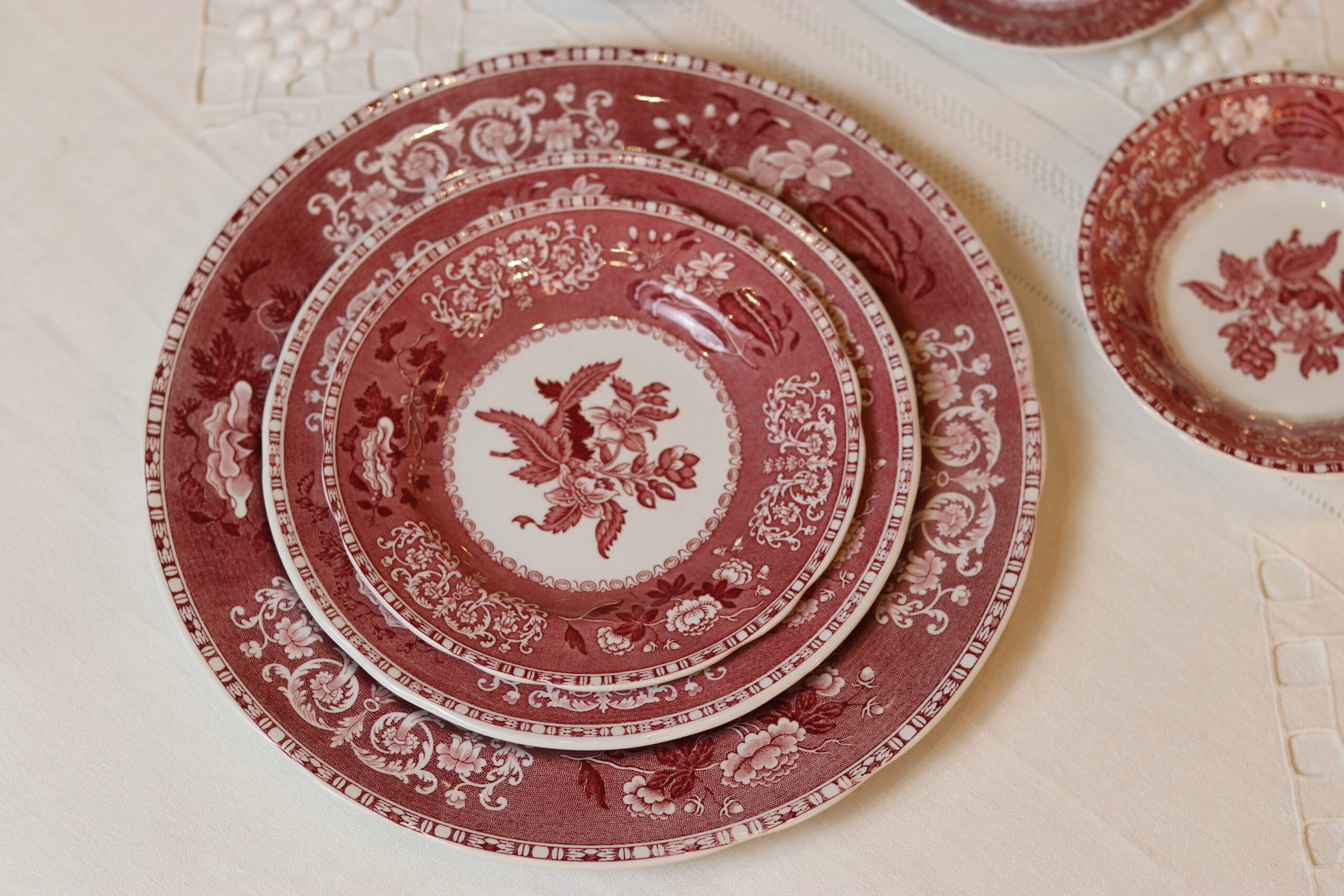 Service Spode « Pink Camilla », des années 1950