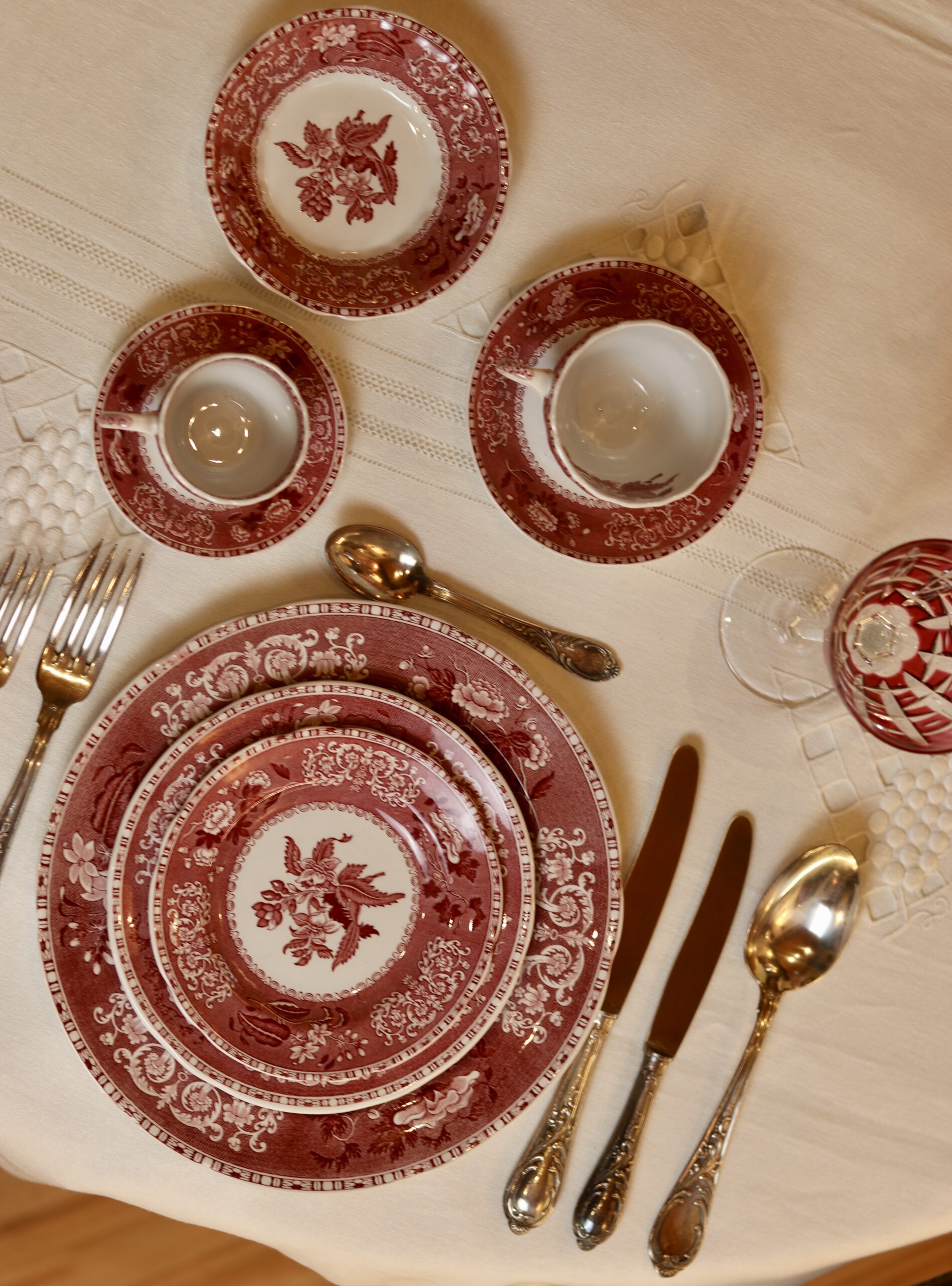 Service Spode « Pink Camilla », des années 1950