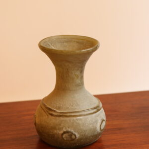 Vase en verre soufflé « scavo », Italie vers 1950