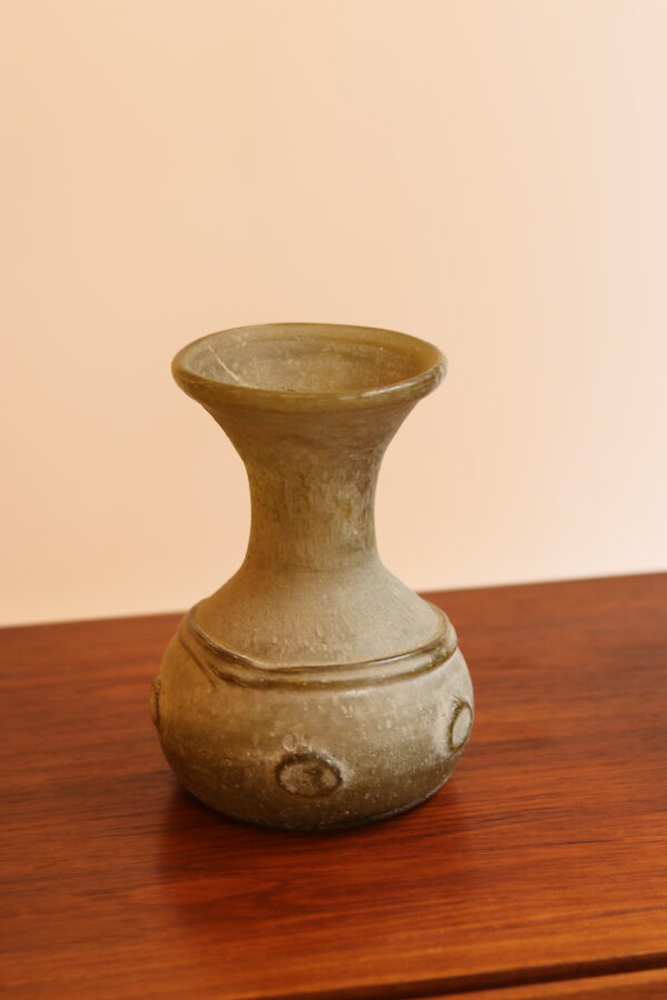 Vase en verre soufflé « scavo », Italie vers 1950