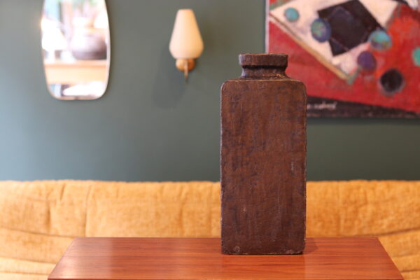 Paire de vases brutalistes en grès vernissé, années 1970 – Image 11