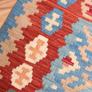 Tapis kilim vintage en laine