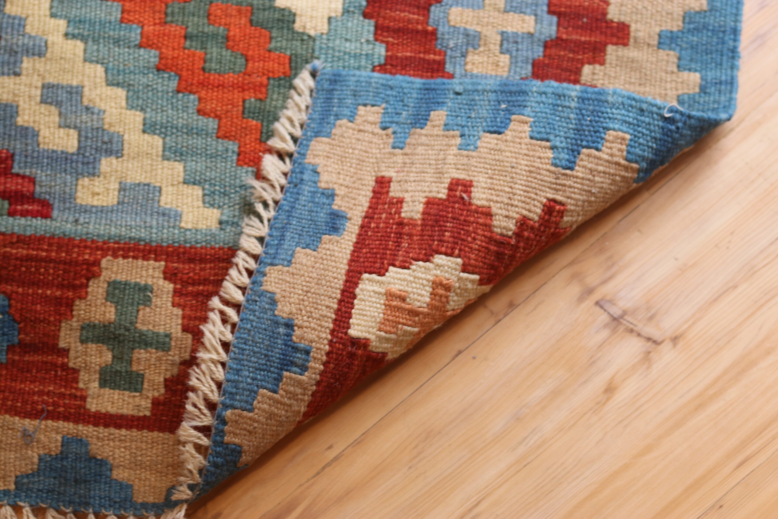 Tapis kilim vintage en laine – Image 3