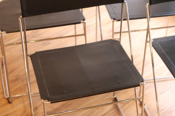 Set de 4 chaises X-lines par Niels Jorgen – Image 10