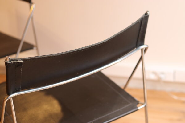 Set de 4 chaises X-lines par Niels Jorgen – Image 7