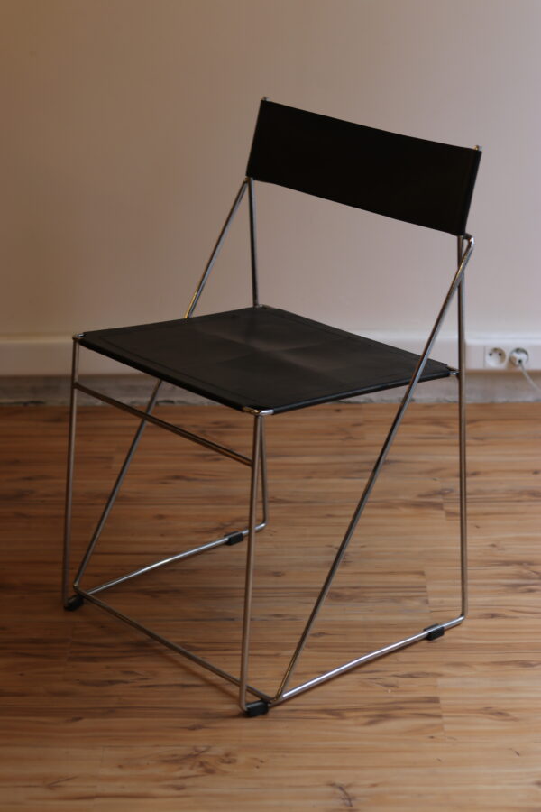 Set de 4 chaises X-lines par Niels Jorgen – Image 5