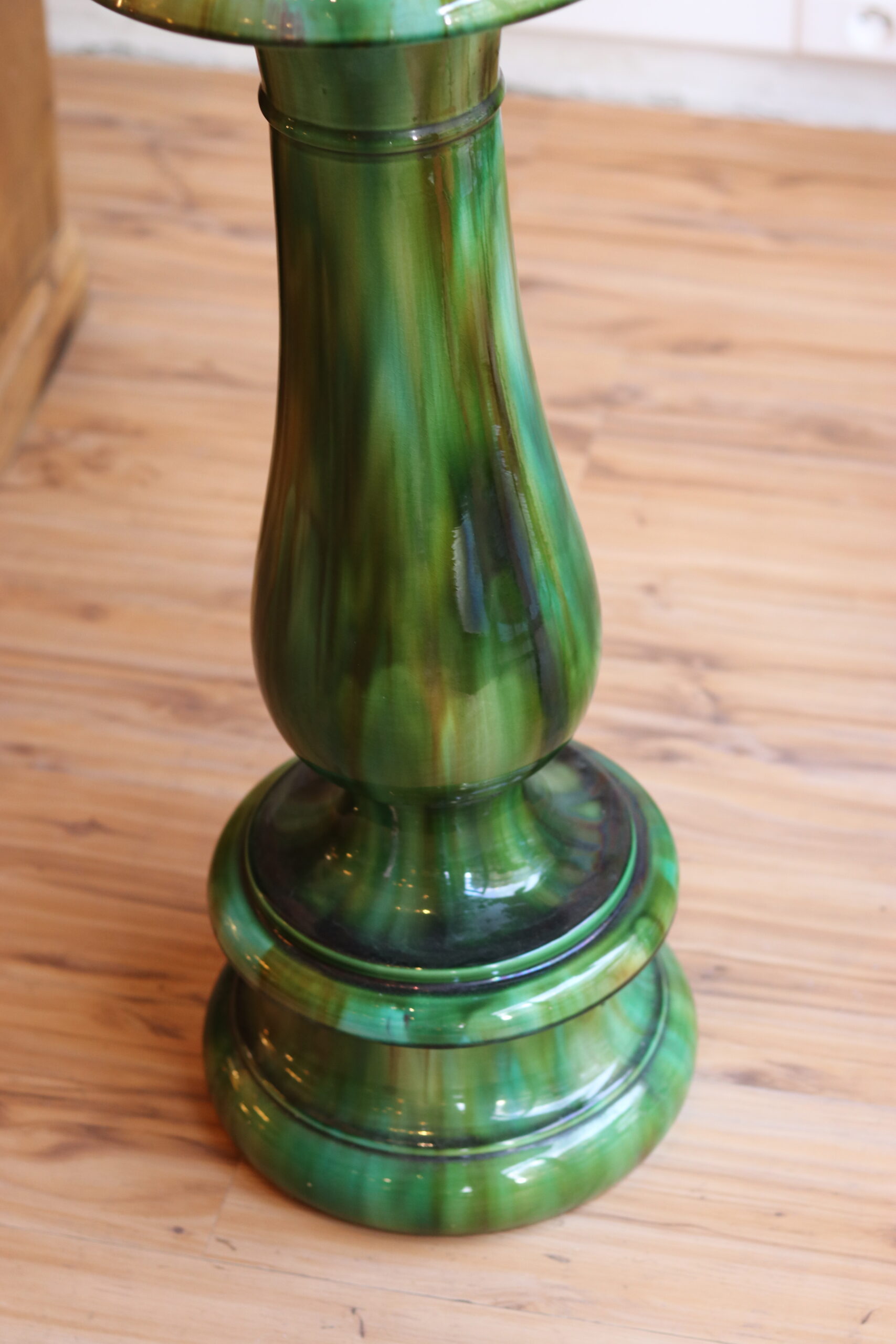 Colonne jardinière Art Nouveau, Sarreguemines, vers 1900 – Image 5