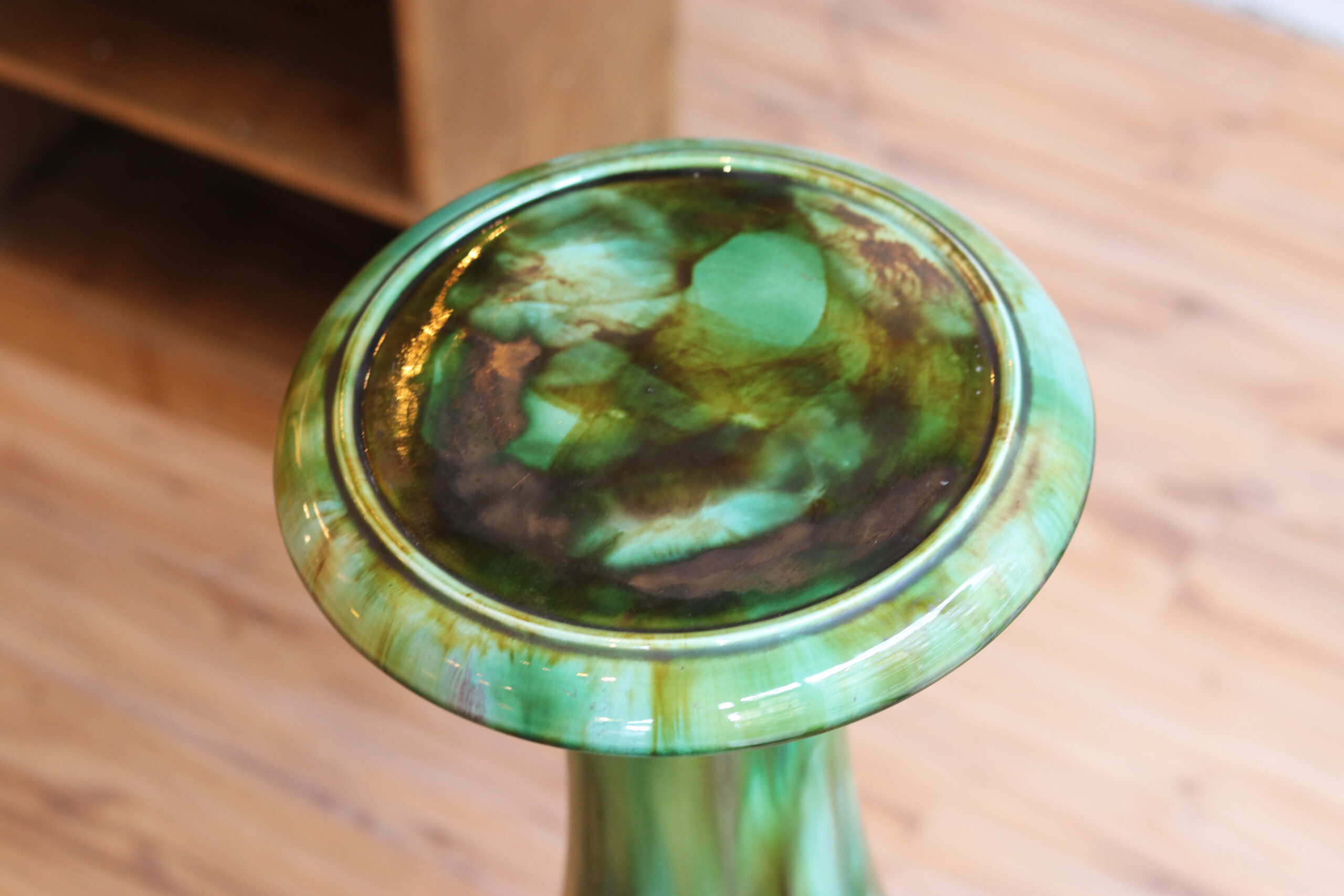 Colonne jardinière Art Nouveau, Sarreguemines, vers 1900 – Image 2