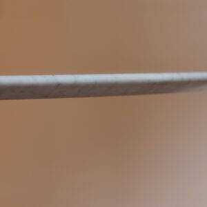 Grande table à manger vintage en marbre de carrare