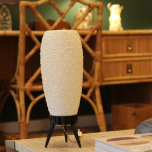 Lampe mid-century en plastique texturé, années 50–60