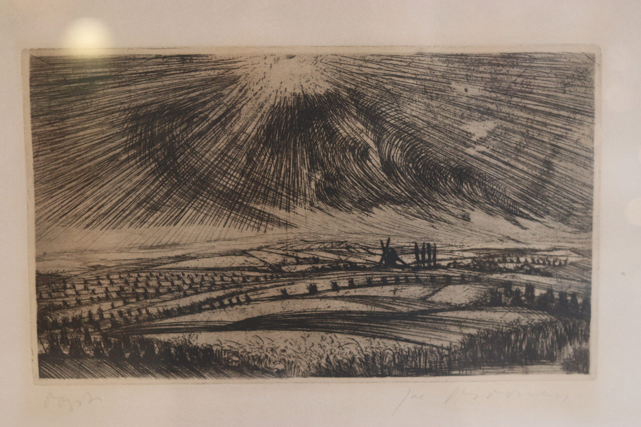 Gravure originale de Jacques Boonen (1911–1968), artiste belge, réalisée en 1933 – Image 4