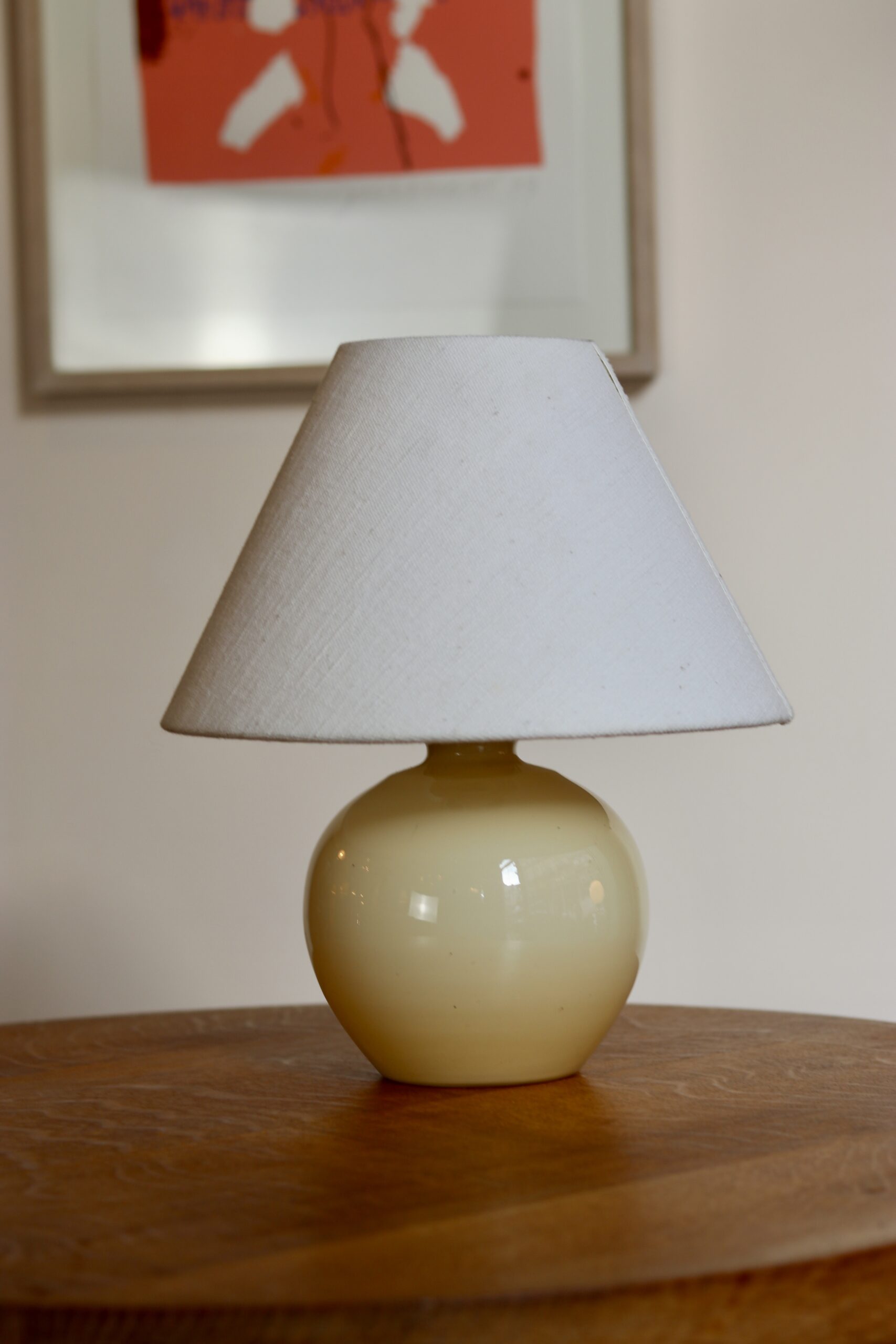 Lampe en verre soufflé des années 1950
