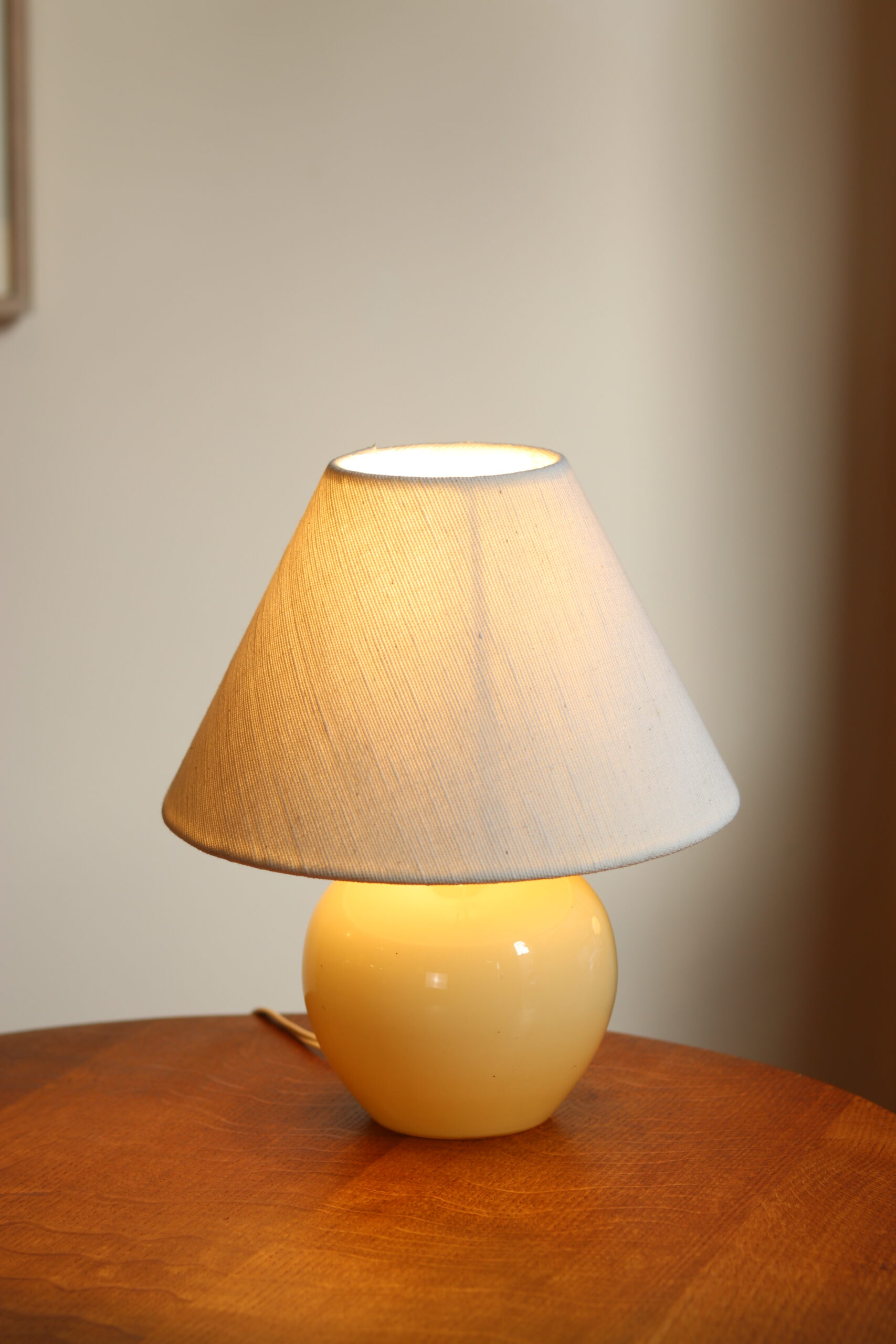 Pied de lampe en verre soufflé des années 1950 – Image 4