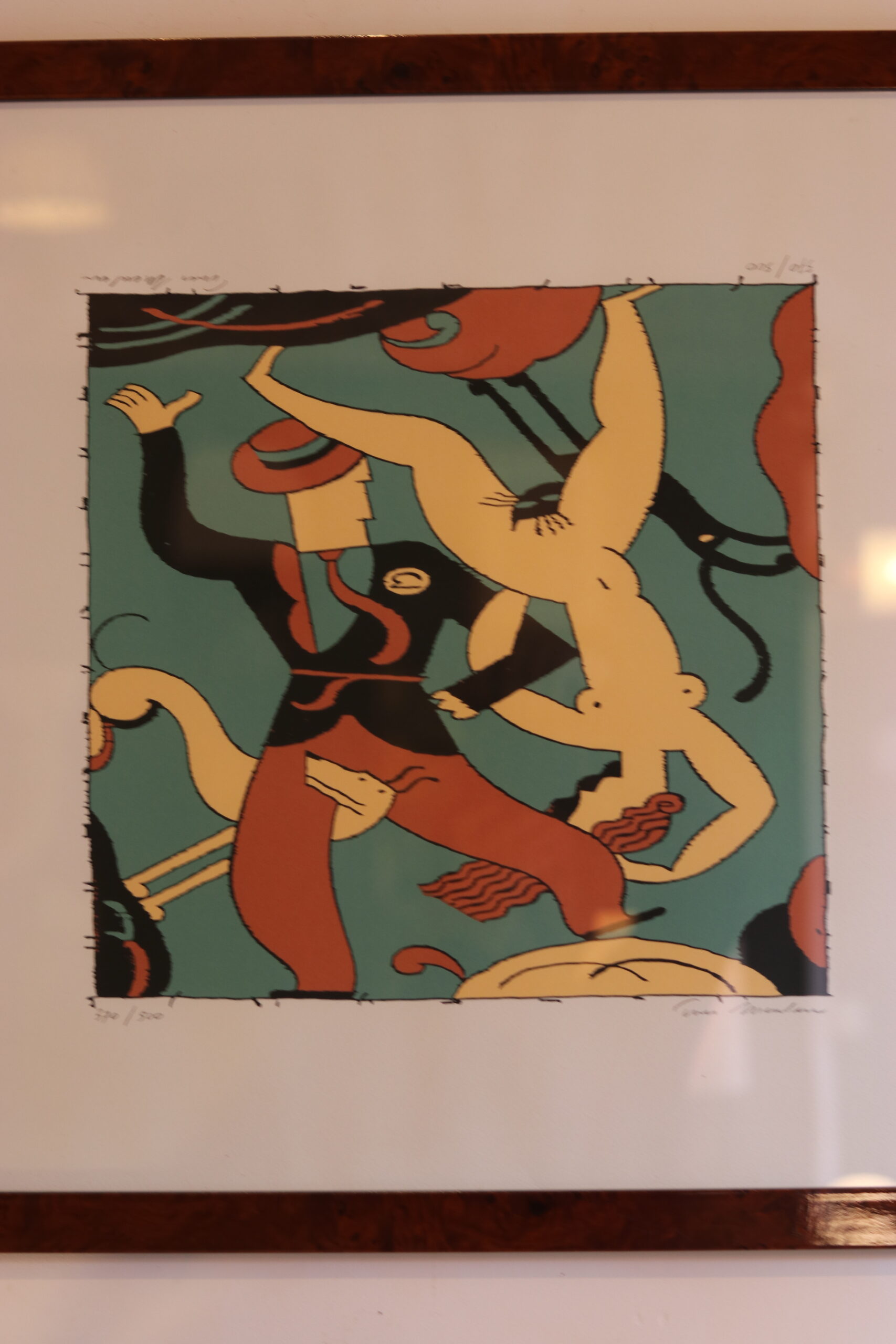 Lithographie « Le couple » par Ever Meulen – Image 5